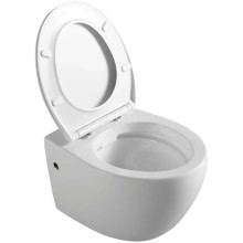 Унитаз подвесной Vincea Intero VT1-21 безободковый, с сиденьем микролифт, белый