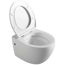 Унитаз подвесной Vincea Intero VT1-21 безободковый, с сиденьем микролифт, белый