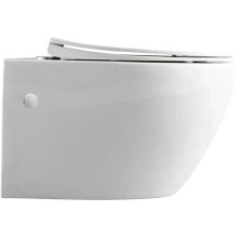 Унитаз подвесной Vincea Intero VT1-21 безободковый, с сиденьем микролифт, белый