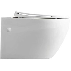 Унитаз подвесной Vincea Intero VT1-21 безободковый, с сиденьем микролифт, белый