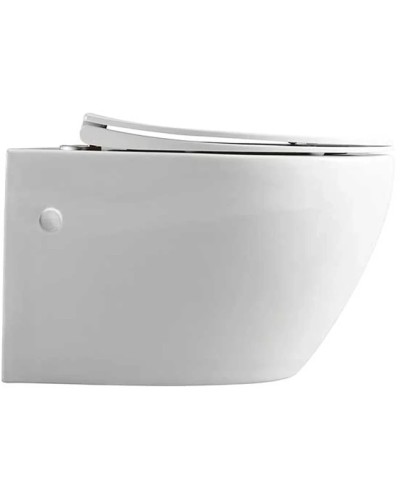 Унитаз подвесной Vincea Intero VT1-21 безободковый, с сиденьем микролифт, белый