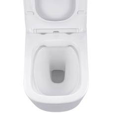 Унитаз подвесной Vincea Core VT1-28 безободковый, с сиденьем микролифт, белый