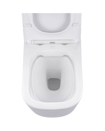 Унитаз подвесной Vincea Core VT1-28 безободковый, с сиденьем микролифт, белый