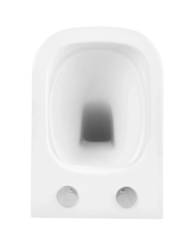 Унитаз подвесной Vincea Core VT1-28 безободковый, с сиденьем микролифт, белый