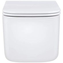 Унитаз подвесной Vincea Ultra VT1-32 безободковый, с сиденьем микролифт, белый