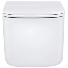 Унитаз подвесной Vincea Ultra VT1-32 безободковый, с сиденьем микролифт, белый