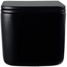 Унитаз подвесной Vincea Ultra VT1-32MB безободковый, с сиденьем микролифт, черный матовый