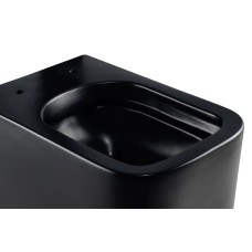 Унитаз подвесной Vincea Ultra VT1-32MB безободковый, с сиденьем микролифт, черный матовый