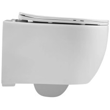 Унитаз подвесной Vincea Evo VT1-34S безободковый, с сиденьем микролифт, белый