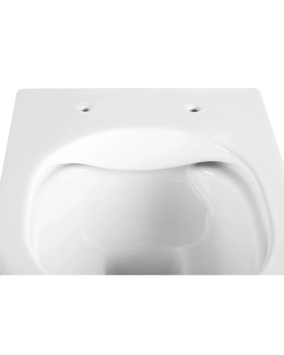 Унитаз подвесной Vincea Evo VT1-34S безободковый, с сиденьем микролифт, белый