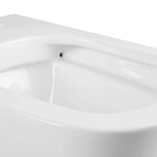 Унитаз подвесной Vincea Arco VT1-36 безободковый, с сиденьем микролифт, белый