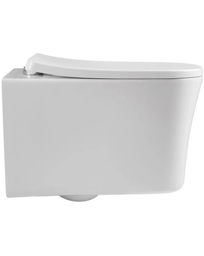 Унитаз подвесной Vincea Arco VT1-36 безободковый, с сиденьем микролифт, белый