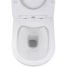 Унитаз подвесной Vincea Edge-M VT1-37 безободковый, с сиденьем микролифт, белый