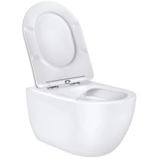 Унитаз подвесной Vincea Evo VT1-34 безободковый, с сиденьем микролифт, белый