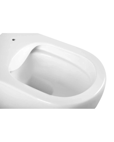 Унитаз подвесной Vincea Evo VT1-34 безободковый, с сиденьем микролифт, белый