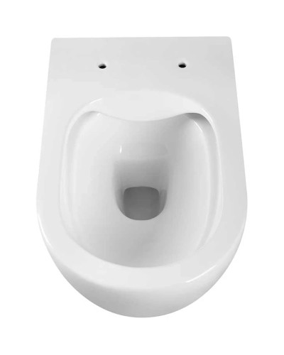 Унитаз подвесной Vincea Evo VT1-34 безободковый, с сиденьем микролифт, белый