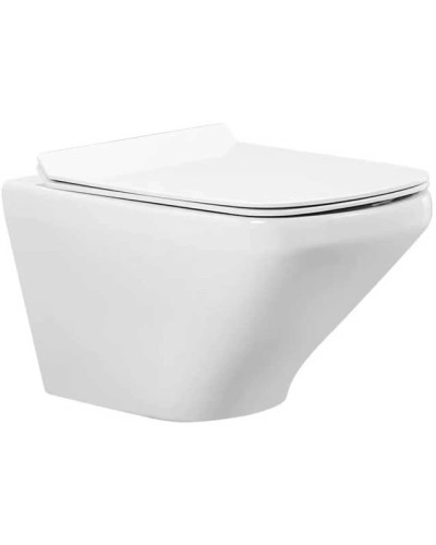 Унитаз подвесной Vincea Neo-M VT1-17 безободковый, с сиденьем микролифт, белый