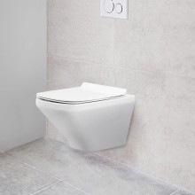 Унитаз подвесной Vincea Neo-M VT1-17 безободковый, с сиденьем микролифт, белый