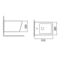Подвесное биде Vincea Q-Line VB1-12