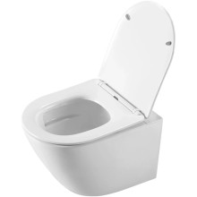 Унитаз подвесной Vincea One VT1-29 безободковый, торнадо, с сиденьем микролифт, белый