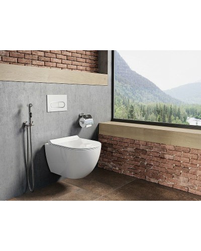 Унитаз Ravak Uni Chrome RimOff X01535 подвесной без сиденья