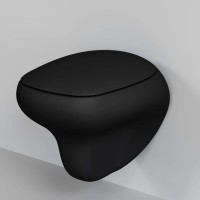 Подвесной безободковый унитаз с сиденьем микролифт Ambassador Diamond 123T20201R-122T20201