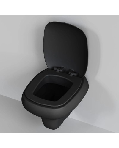 Подвесной безободковый унитаз с сиденьем микролифт Ambassador Diamond 123T20201R-122T20201