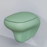 Подвесной безободковый унитаз с сиденьем микролифт Ambassador Diamond 123T21001R-122T21001