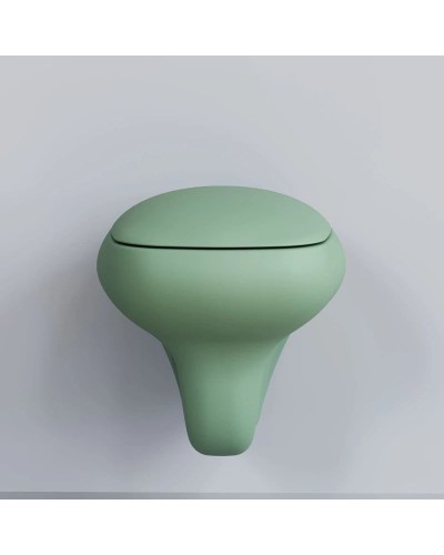 Подвесной безободковый унитаз с сиденьем микролифт Ambassador Diamond 123T21001R-122T21001