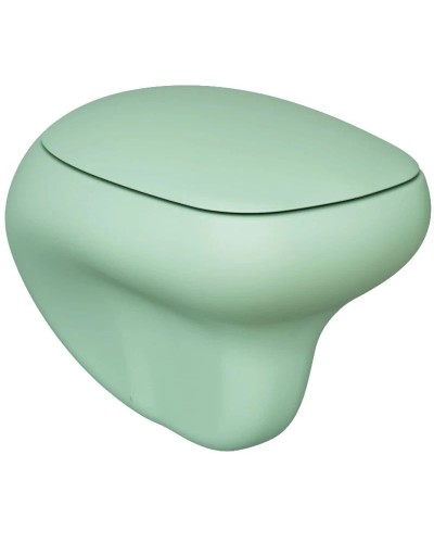 Подвесной безободковый унитаз с сиденьем микролифт Ambassador Diamond 123T21001R-122T21001