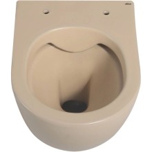 Подвесной безободковый унитаз с сиденьем микролифт Abber Bequem AC1100MBB