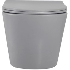 Подвесной безободковый унитаз с сиденьем микролифт Abber Bequem AC1102MG