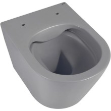 Подвесной безободковый унитаз с сиденьем микролифт Abber Bequem AC1102MG