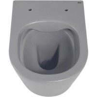 Подвесной безободковый унитаз с сиденьем микролифт Abber Bequem AC1102MG