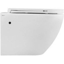 Подвесной безободковый унитаз с сиденьем микролифт Abber Bequem AC1103