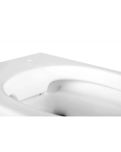 Подвесной безободковый унитаз с сиденьем микролифт Abber Bequem AC1103