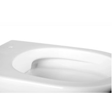 Подвесной безободковый унитаз с сиденьем микролифт Abber Bequem AC1103