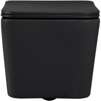 Подвесной безободковый унитаз с сиденьем микролифт Abber Rechteck AC1201MB