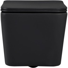 Подвесной безободковый унитаз с сиденьем микролифт Abber Rechteck AC1201MB