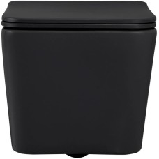 Подвесной безободковый унитаз с сиденьем микролифт Abber Rechteck AC1201MB