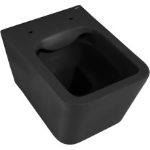 Подвесной безободковый унитаз с сиденьем микролифт Abber Rechteck AC1201MB