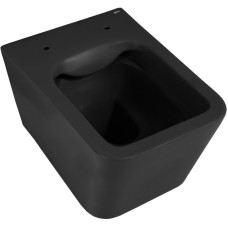 Подвесной безободковый унитаз с сиденьем микролифт Abber Rechteck AC1201MB