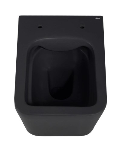Подвесной безободковый унитаз с сиденьем микролифт Abber Rechteck AC1201MB