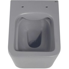 Подвесной безободковый унитаз с сиденьем микролифт Abber Rechteck AC1201MG