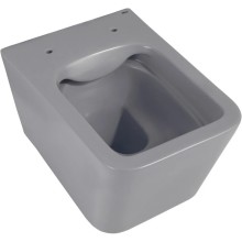 Подвесной безободковый унитаз с сиденьем микролифт Abber Rechteck AC1201MG