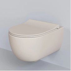 Подвесной безободковый унитаз с сиденьем микролифт Ambassador Abner 103T20401R-102T20401S