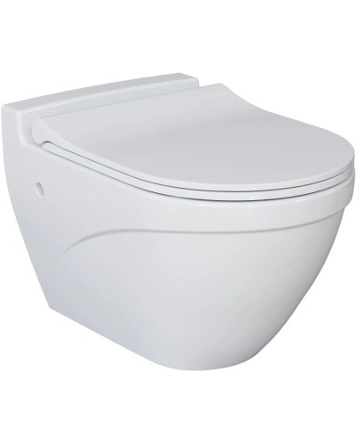 Подвесной безободковый унитаз Ambassador Nord 133T20001