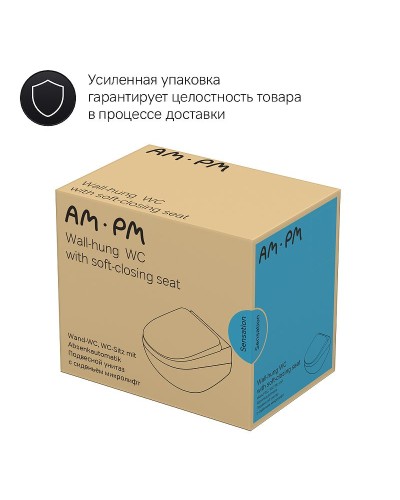 Унитаз AM.PM Sensation C301700WH подвесной без сиденья