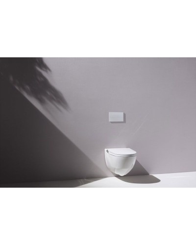 Унитаз биде Laufen Cleanet Riva Rimless 8.2069.1 подвесной с сиденьем Микролифт