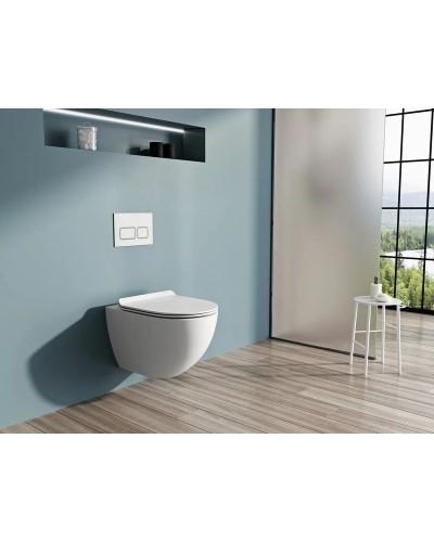 Подвесной безободковый унитаз Ravak Vita RimOff X01860